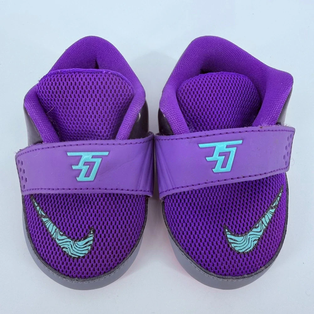 Nike KD 7 Toddler Crib Shoes Cave Purple Hyper Grape 669954-500 Kids 3C